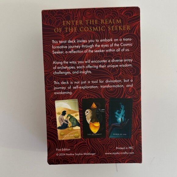 Cosmic Seeker Tarot indie deck with guidebook - Picture 6 of 7
